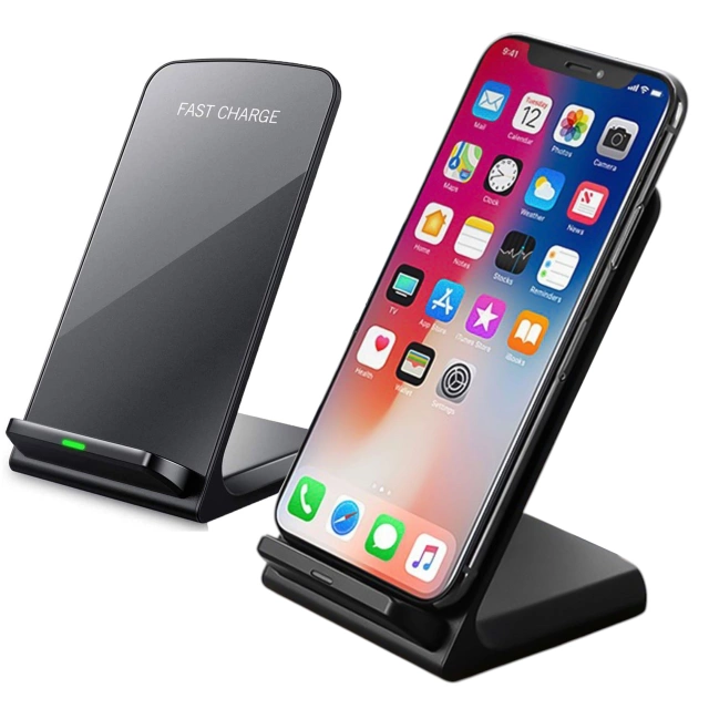 Alogy Qi Stand Charger indukční bezdrátová nabíječka pro stojan na telefon 15W černá