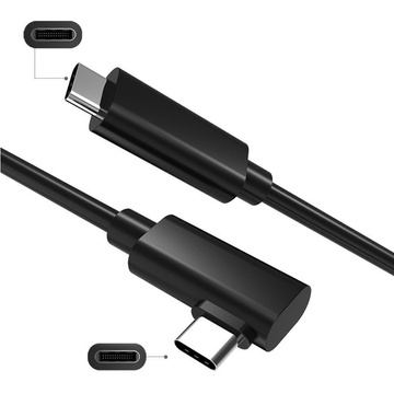 Kábel pre VR okuliare Alogy USB Type-C 5m kábel pre Oculus Link Quest 1 2 Black