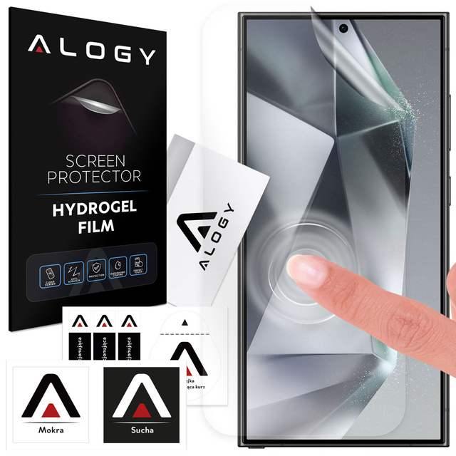 Hydrogélová fólia pre Samsung Galaxy S24/ S23 / S22 / S21 / S20 / S10 / S9 / S8 / Plus / Ultra / FE Ochranná fólia na displej telefónu Alogy Hydrogélová fólia