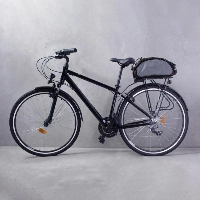 Wozinsky taška na bicykel s popruhom cez rameno 13l čierna (WBB1BK)