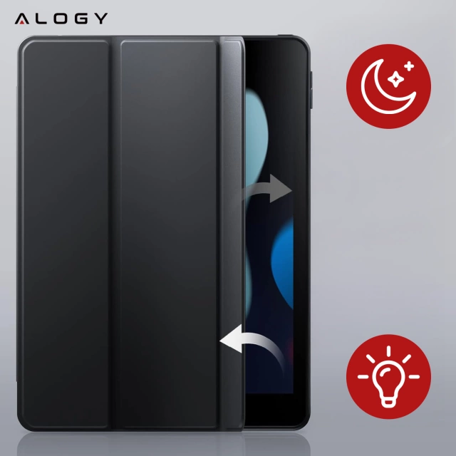 Чохол для Apple iPad 10.2 9 Gen 8/7 2021/2020/2019 Smart Pencil Case Alogy TPU Tablet Cover Black Glass
