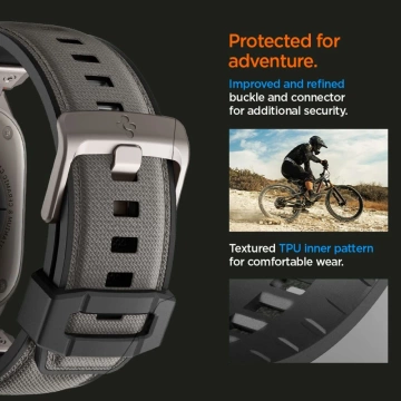 Spigen DuraPro Armor Apple Watch Band Strap 42-49mm - Gray