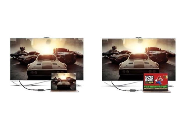 Kabelový adaptér UGREEN jednosměrný adaptér z HDMI (samec) na VGA (samice) FHD černý (MM105 40253)