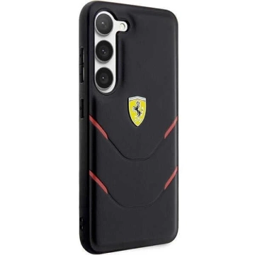 Ferrari case for Samsung Galaxy S23 HardCase Hot Stamp Lines black