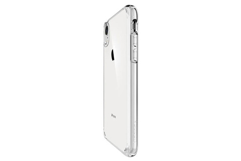Pouzdro Spigen Ultra Hybrid Apple iPhone Xr Crystal Clear Alogy Glass