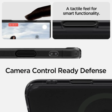 iPhone 16 Hülle Spigen Ultra Hybrid „T“ Mag MagSafe Schwarz