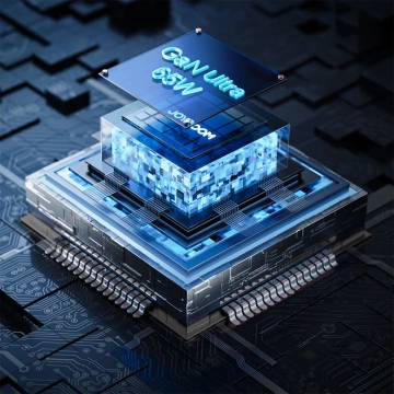 Joyroom TCG01 GaN 65W - Fast Charger 2× USB-C USB-A Cable 100W