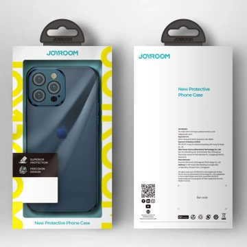 Kryt Joyroom Chery Mirror Case pro iPhone 13 s kovovým rámem stříbrný (JR-BP907 stříbrný)