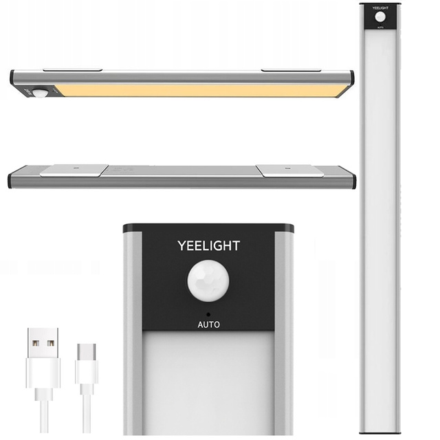 Kleiderschranklampe mit Bewegungssensor Yeelight Closet Light 40cm (Silber)