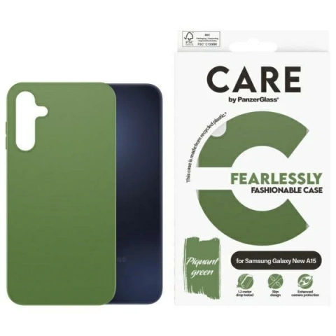 Etui do Samsung Galaxy A16 | A16 5G CARE by PanzerGlass® Fashionable Case Zielony