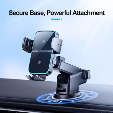 Joyroom JR-ZS246 cockpit car holder with Wireless 15W Black charger