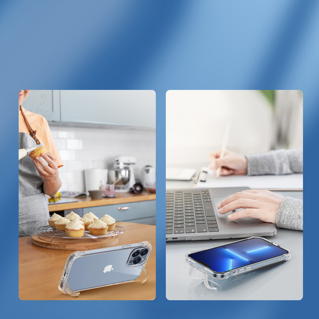 Чохол Joyroom Defender Series з підставкою-гачками для Apple iPhone 13 Pro Glass