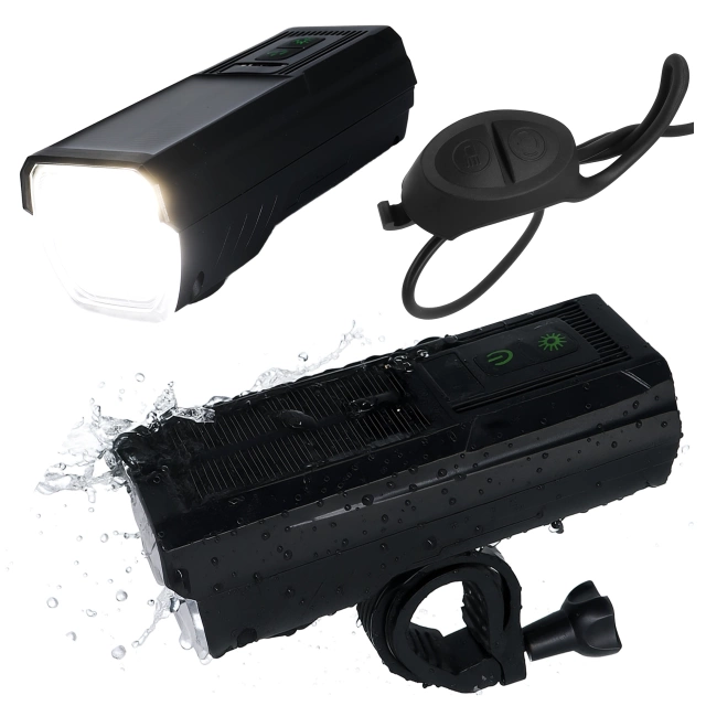 Bicycle Light Front LED Front Light Bicycle Lighting Waterproof IPX5 Alogy P12 Bike Light Black