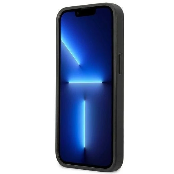 Ochranné pouzdro na telefon Karl Lagerfeld KLHCP13SSFMP2DG pro Apple iPhone 13 Mini 5,4" hardcase stříbrná/stříbrná Saffiano Plaque