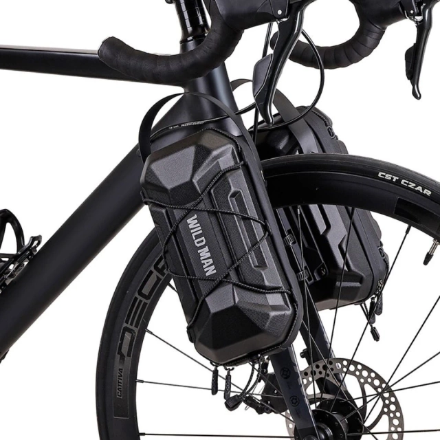 Чохол для самоката WILDMAN GD6X Plus 3L, сумка на раму, чорна, PU, EVA