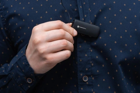 Bezdrôtové Bluetooth 5.3 slúchadlá Forcell F-Audio Drive EarBud čierne