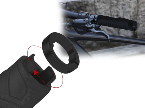 Велосипедні ручки Грипси для RockBros BT1802BK Black