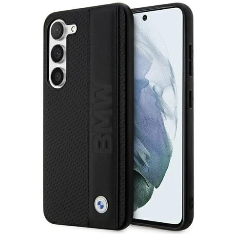 Etui BMW für Samsung Galaxy S23 HardCase Leder texturiert