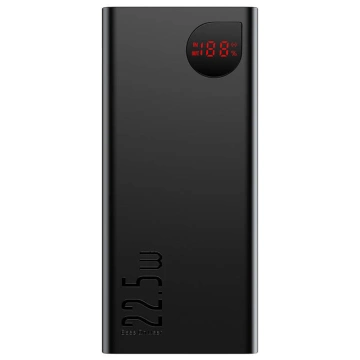 Kovová power banka Baseus Adaman, 20 000 mAh, 22,5 W (čierna)