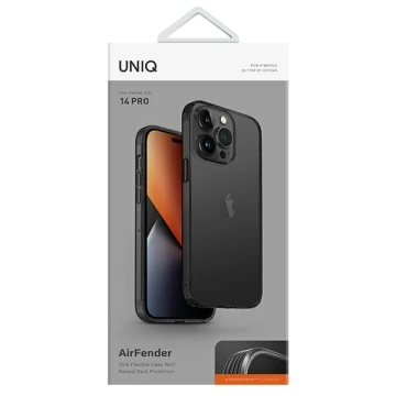 Чохол для телефону UNIQ Air Fender для Apple iPhone 14 Pro 6.1" szary/smoked grey тонований