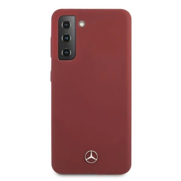 Etui Mercedes MEHCS21SSILRE do Samsung Galaxy S21 G991 pevné pouzdro Silicone Line