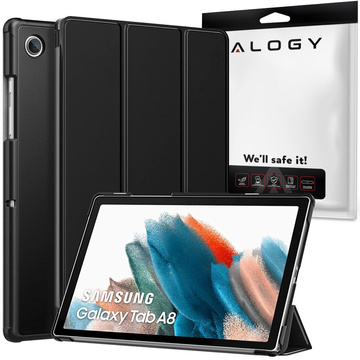 Pouzdro Alogy Book Cover pro Samsung Galaxy Tab A8 2021 SM-X200 / SM-X205 Black