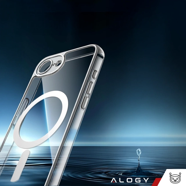 Pouzdro pro Apple iPhone 16 Pro Max Alogy Anti-Shock Hybrid Case pro MagSafe Transparent