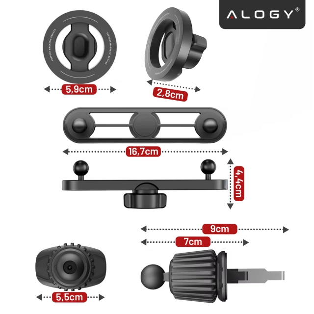 HUB splitter Alogy Adaptér pre počítačový notebook s USB-C na 3x USB-A 2.0 1x USB-A 3.0 sivý