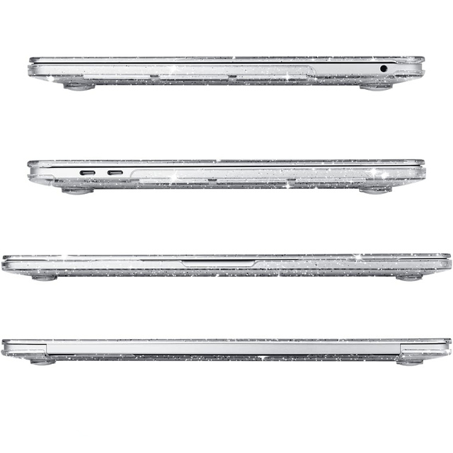 Etui obudowa Alogy Hard Case pro Apple MacBook Pro 13 2016-2020 Glitter Clear