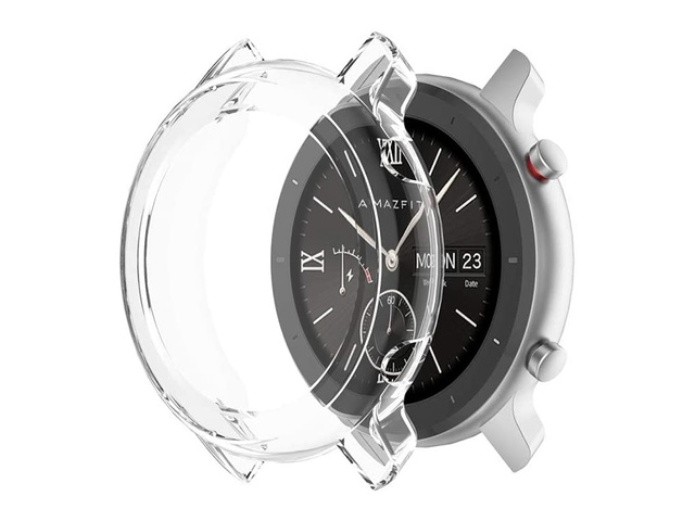 Silikónové ochranné puzdro TPU Alogy puzdro pre Amazfit GTR 47mm Transparent