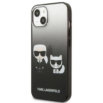 Karl Lagerfeld KLHCP13STGKCK iPhone 13 mini 5,4" pevný obal czarny/black Gradient Ikonik Karl
