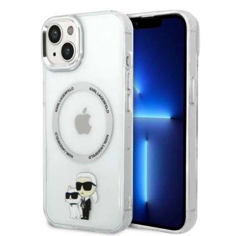 Etui Karl Lagerfeld KLHMP14MHNKCIT do iPhone 14 Plus 6,7" hardcase Iconic Karl&Choupette Magsafe