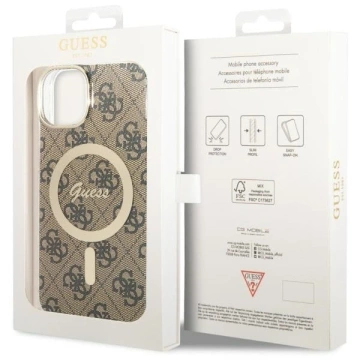 Etui Guess GUHMP14SH4STW pro iPhone 14 6,1" pevný obal 4G MagSafe