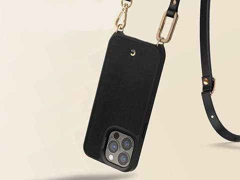 Pouzdro Spigen Cyrill Classic Charm s páskem pro Apple iPhone 13 Pro Max Black