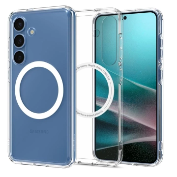 Чохол для Samsung Galaxy S25 Plus Clear/White Spigen Ultra Hybrid MagSafe