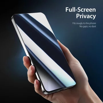 Dux Ducis Glass Privacy pre Samsung S24 - s čiernym rámom