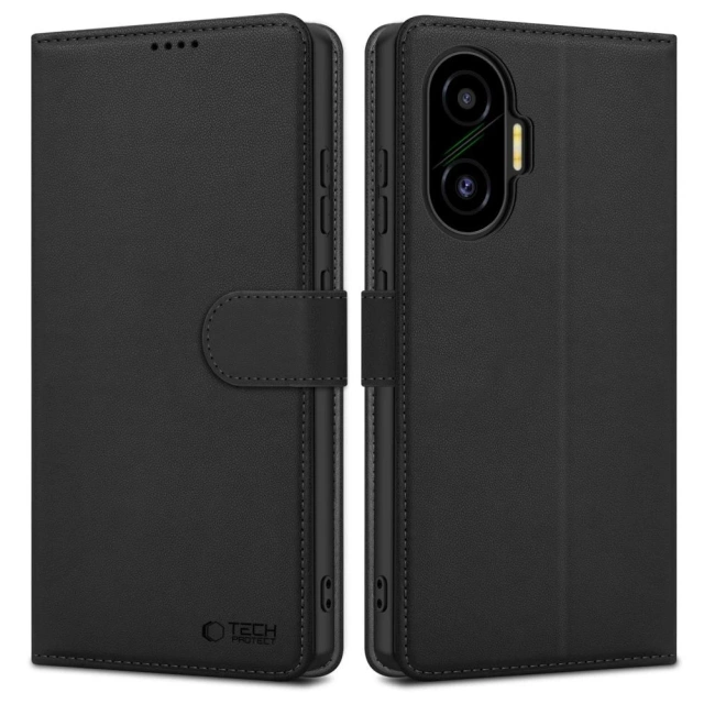 Etui Portfelowe do Xiaomi POCO F7 5G Tech-Protect Wallet Czarne