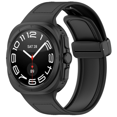 Watch Strap Smartwatch Band for Samsung Galaxy Watch Ultra 47mm Black