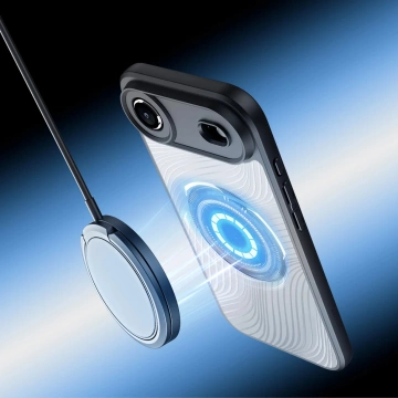 Etui do iPhone 17 Air Dux Ducis Aimo Mag Pierścień Magnetyczny Czarne