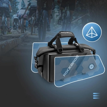 Rockbros 30140090001 bike bag for trunk 11.6l - black