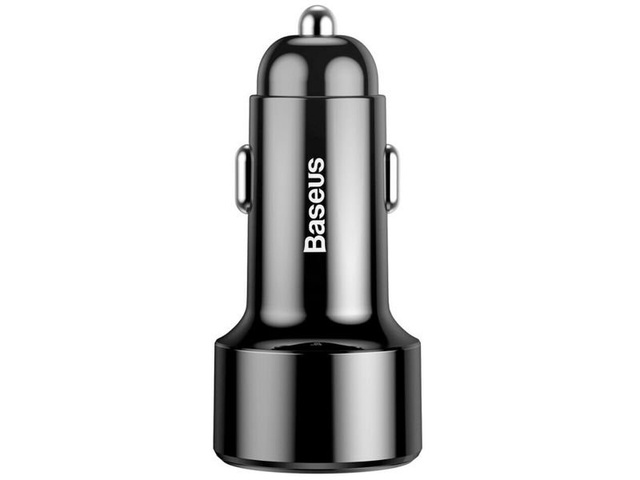 Автомобільний зарядний пристрій Baseus USB PPS QC Quick Charge Type-C 45W 6A Black