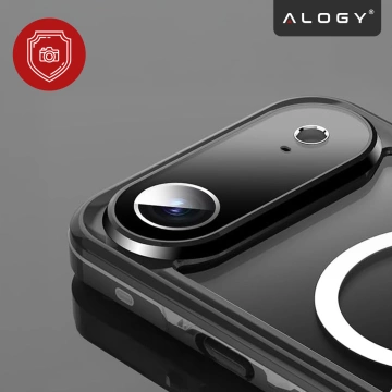 Чохол Alogy HydroArmor™ IP68 для Apple iPhone 17 Air 6.6", броньований чохол на 360° з прозорою задньою панеллю, сумісний з MagSafe, чорний