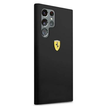 Ferrari Hardcase for Samsung Galaxy S22 Ultra black/black hardcase On Track Silicone