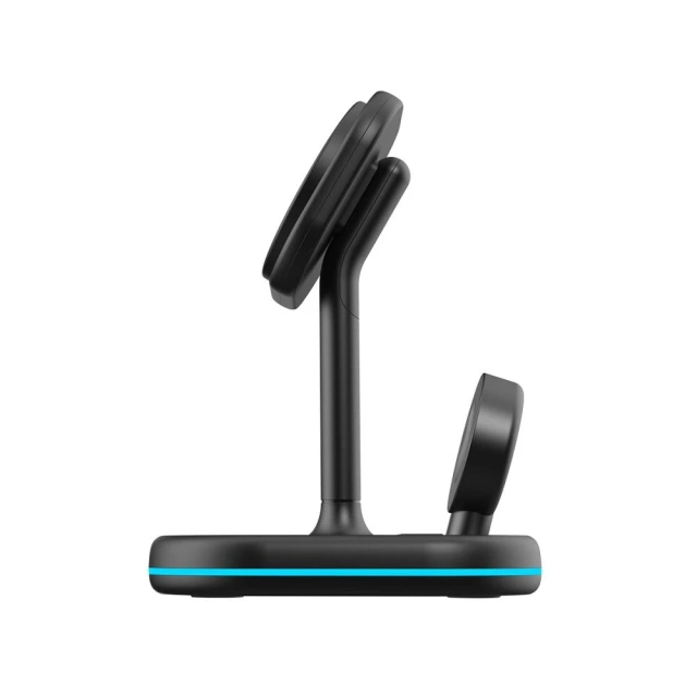 QI15W-A27 3IN1 Magnetic MagSafe Wireless Charger для iPhone/AirPods/Watch Black