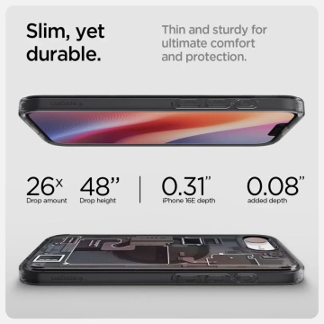 Чохол для iPhone 16e Spigen Ultra Hybrid MagSafe Zero One Black
