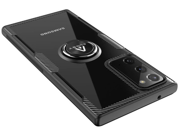 Etui Alogy Ring Holder Clear Armor для Samsung Galaxy Note 20 czarne