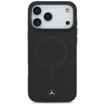 Etui do iPhone 17 Pro Max Mercedes-Benz Smooth Leather MagSafe Black
