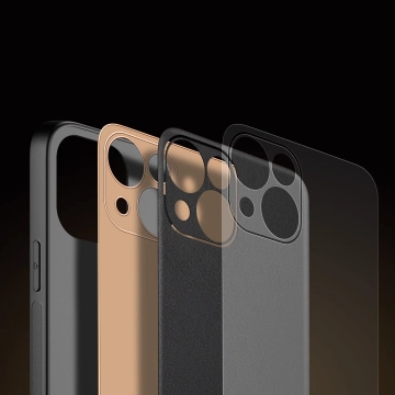 Dux Ducis Yolo case iPhone 14 Plus elegant cover з екологічної шкіри чорного кольору