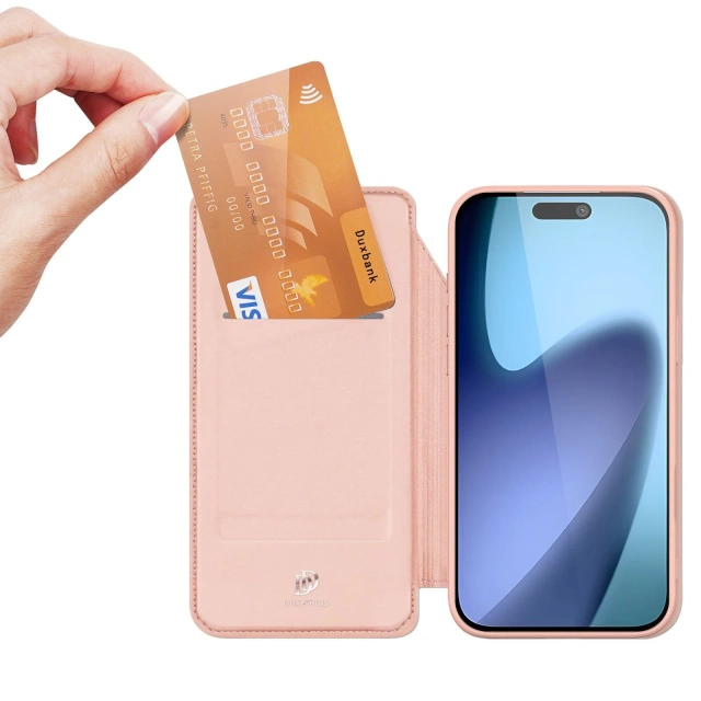 Etui Kabura do iPhone 17 Dux Ducis Skin Pro Różowy