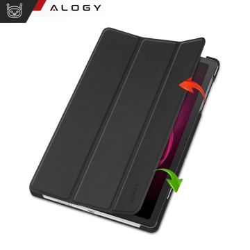 Скляний чохол для T-Mobile T Tablet 5G 10,36" чохол для планшета Alogy Book Cover Case Black Stylus Free